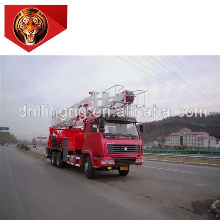 Tiger Rig Warehouse Supply XJ1800 Onshore Workover Rig-Diesel Powered Well Drilling Equipment Engine Pump Gearbox Motor Valves