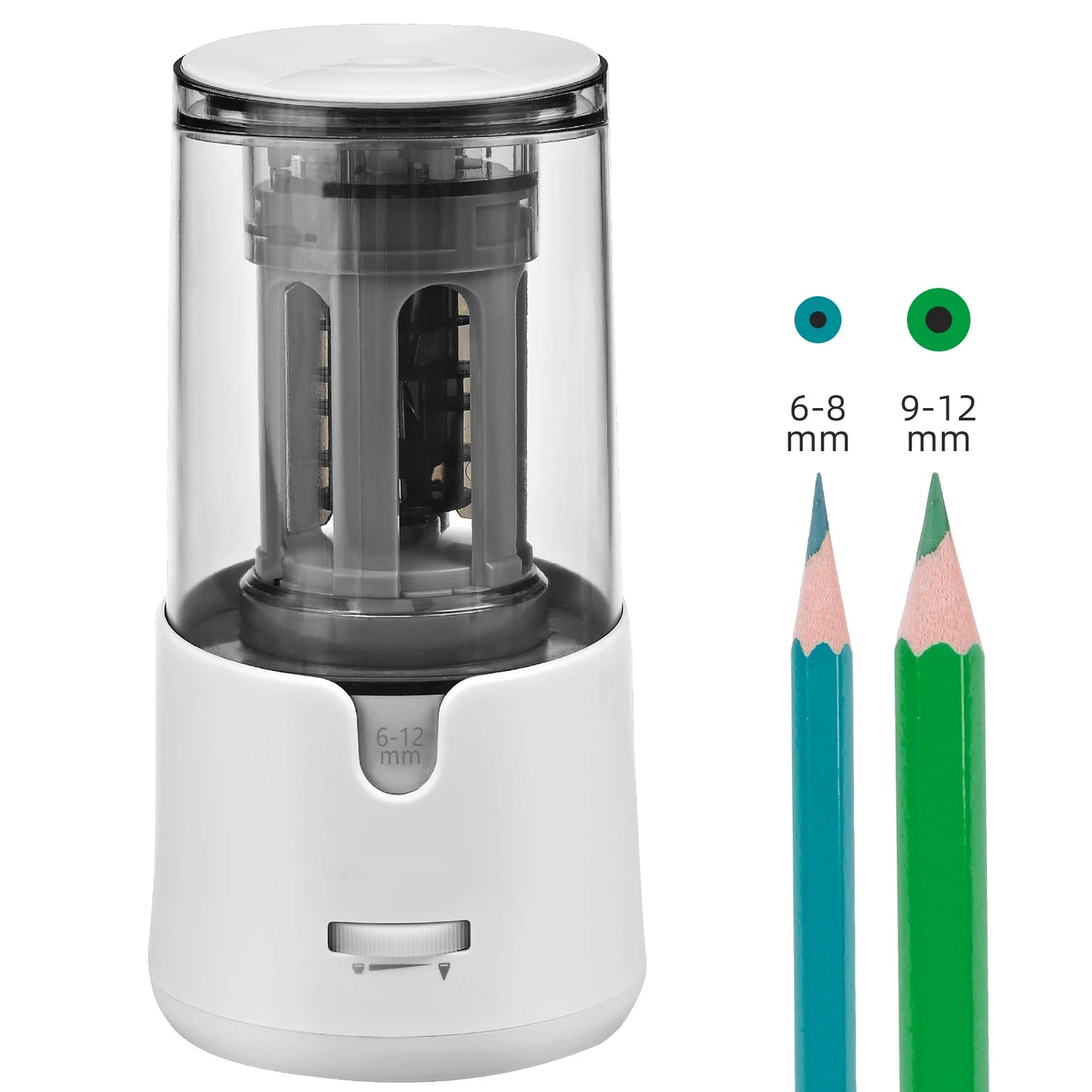 Tenwin Automatic Electric Pencil Sharpener For Colored Pencils Sharpen Mechanical Office School Supplies Stationery Free Ship - Shoppiline