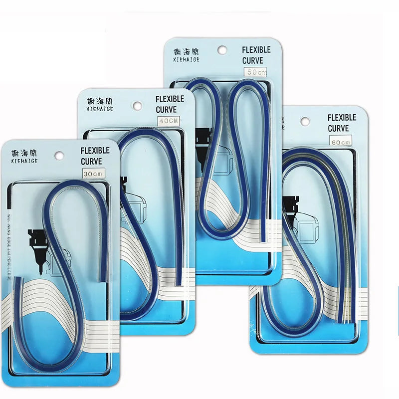 Flexible Curve Ruler Drafting Drawing Tool Serpentine Plastic School office supplies 30cm 40cm 50cm 60cm