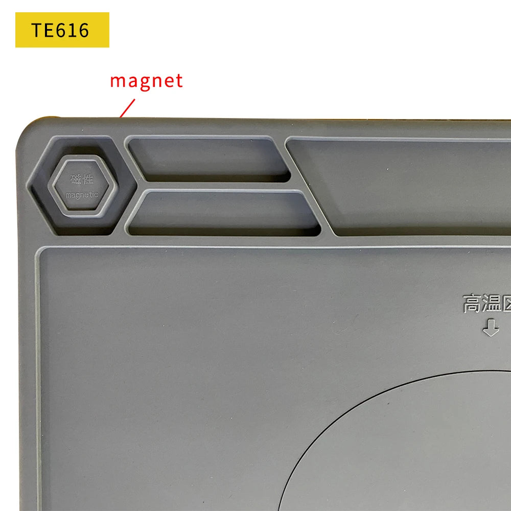 Silicone Soldering Mat Pad Desk Platform  for Welding Station Iron Phone PC  Repair Magnetic Heat Insulation No Lead S-160