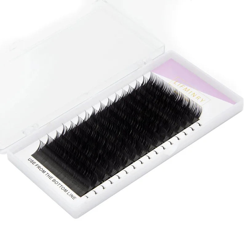 LIFMINRY 16 lines of imitation ermine eyelashes, professional eyelashes, soft ermine eyelashes extension