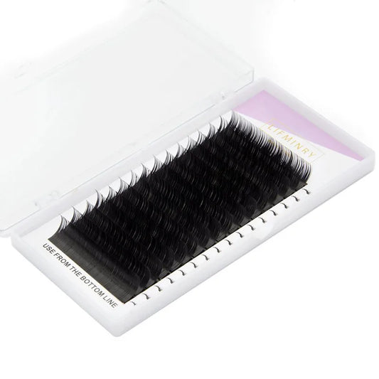 LIFMINRY 16 lines of imitation ermine eyelashes, professional eyelashes, soft ermine eyelashes extension