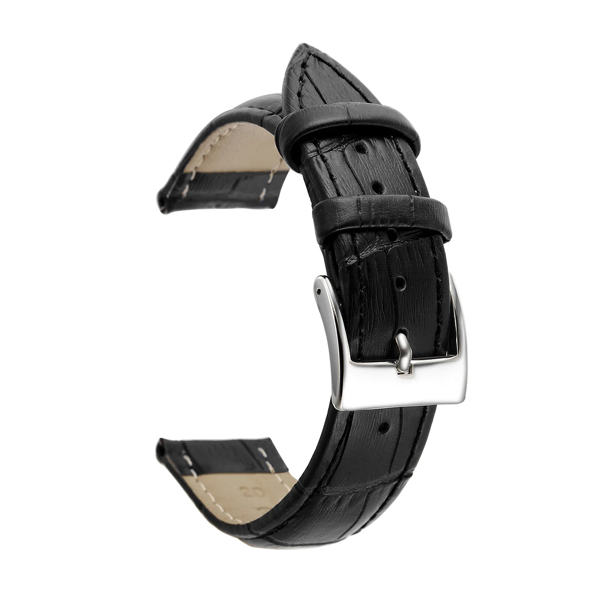 Premium Genuine Leather Watchbands 12/14/16/18/19/20/21/22/24 mm Watch Band Strap High Quality Wrist Belt Bracelet + Tool
