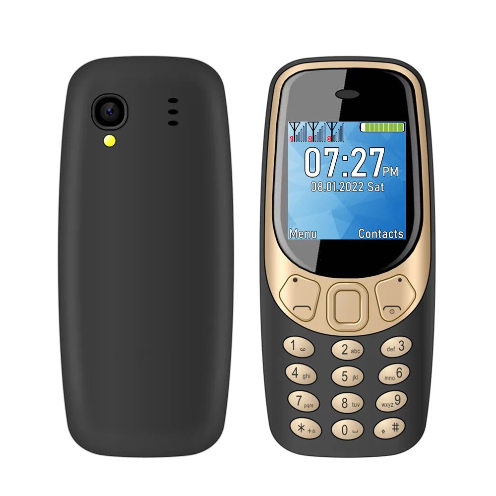 SERVO Small Mobile Phone Bluetooth Dialer Magic voice Low Radiation Telephone Call Recording 2/3 SIM GSM Unlocked Mini Cellphone - Shoppiline