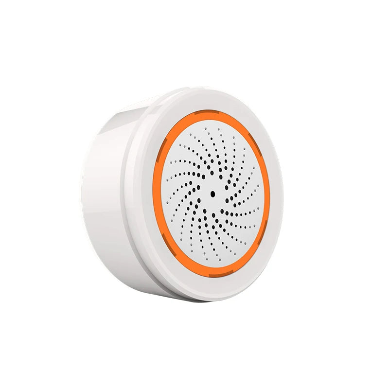 Coolcam Tuya Zigbee Smart Siren Alarm For Home Security with Strobe Alerts Support USB Cable Power UP Works With TUYA Smart Hub - Shoppiline
