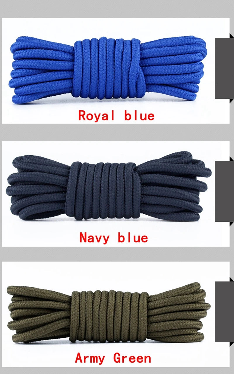 21 Farben Runde Schnürsenkel Polyester Einfarbige Schnürsenkel Outdoor Freizeit Sneakers Stiefel Schuhe Schnürsenkel 70cm/90cm/120cm/150cm 1 Paar