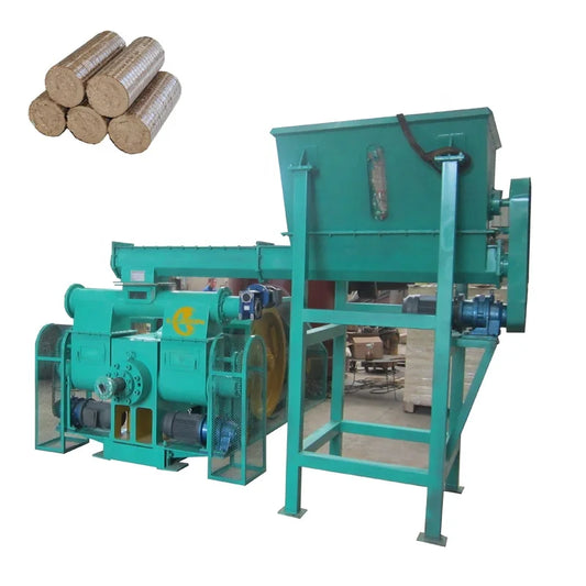 500-1000KG/H Straw/Hay Briquette Machine Sawdust Briquetting Presses Machine for Straw Briquettes