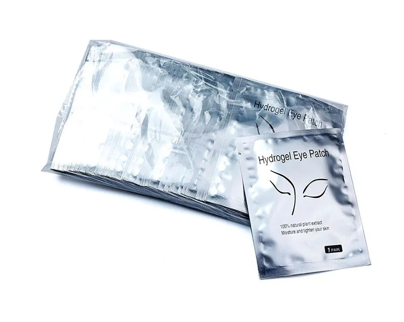 50/500/1000 Stück Hydrogel-Pads für Wimpernverlängerung, Unteraugenpads, Wimpernsticker, Tools, Großhandel LAUKISS