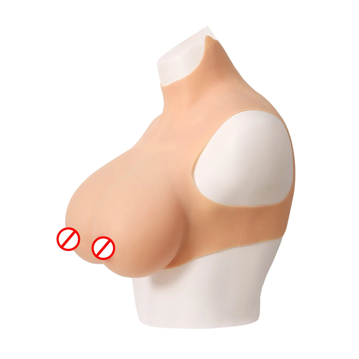 G Cup Size Silicone Breast Form Crossdresser Silicone Fake Breasts Comfortable Soft Elastic Fake Boobs Enhancer Women's Lingerie - Shoppiline
