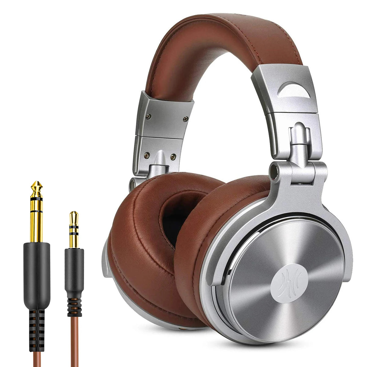 Oneodio Pro 30 Casque audio professionnel de studio DJ avec microphone, écouteurs filaires supra-auriculaires, moniteurs HiFi, casque de jeu pliable