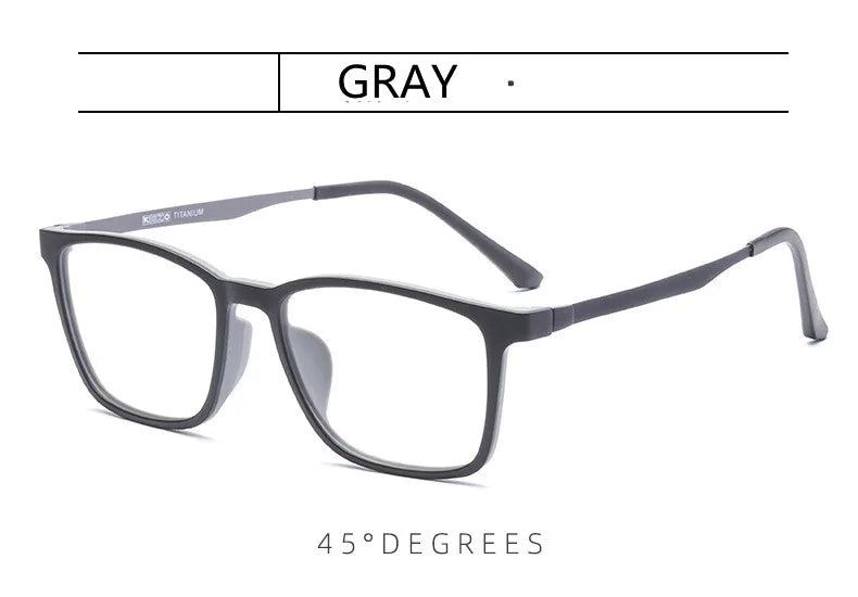 High Quality Pure Titanium Men Anti Blue Light Presbyopia Eyewear Reading Glasses with Diopter+1.0 +1.5 +2.0 +2.5 +3.0 +3.5+4.0