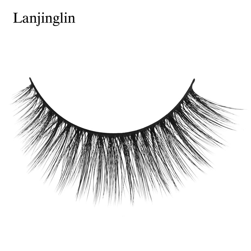 Neu 3 Paar natürliche falsche Wimpern Fake Lashes langes Make-up 3D Nerzwimpern Verlängerung Wimper Nerzwimpern für Schönheit #X11