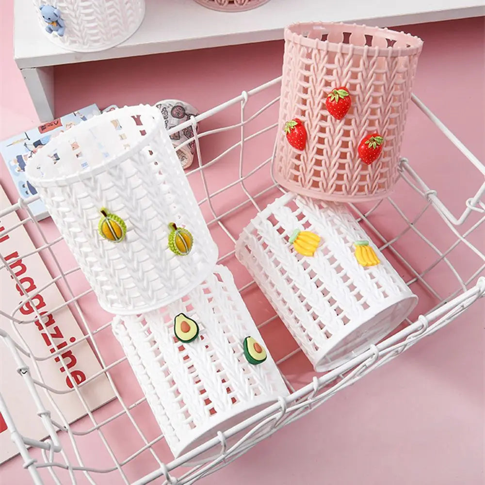 1PC Creative Imitating Vine Pen Holders Desktop Organizer Makeup Brush Storage Pencil Cup Holder School Office Desk Accessories