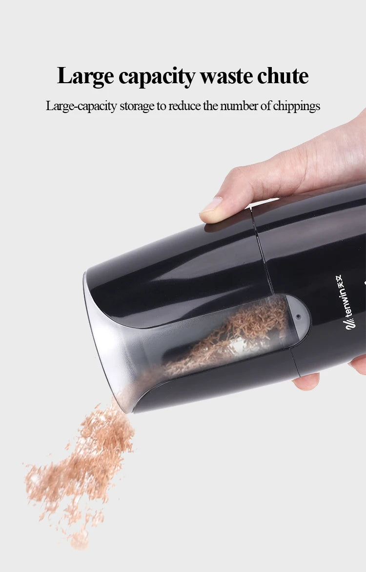 Tenwin Automatic Electric Pencil Sharpener For Colored Pencils Sharpen Mechanical Office School Supplies Stationery Free Ship - Shoppiline