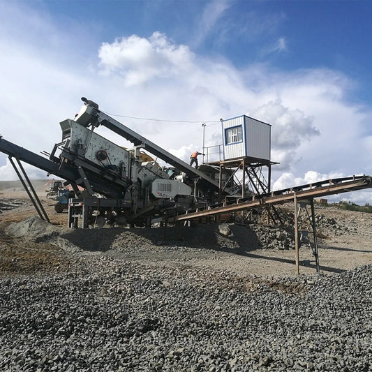 Low Price Portable Gold Iron Ore Crushing Machine Concrete Construction Waste Gravel Rock Stone Crusher Mobile Crusher Plant
