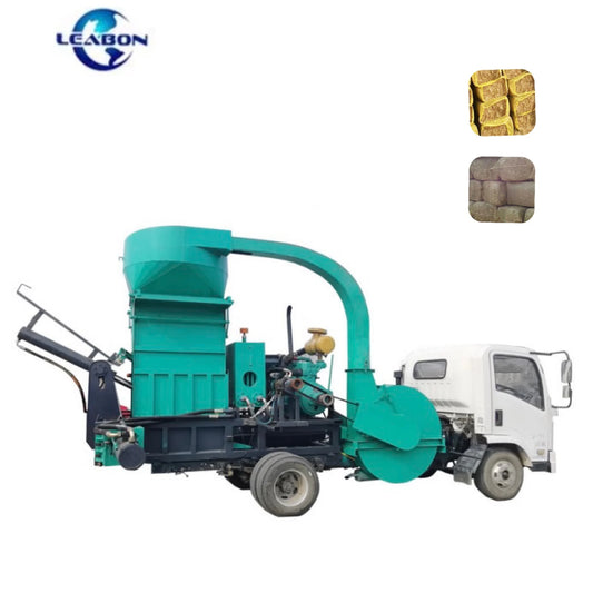 Mobile Farmland Straw Grass Corn Stalk Baler Storage Mini Maize Baler Smash Straw Sawdust Silage Baler Machine
