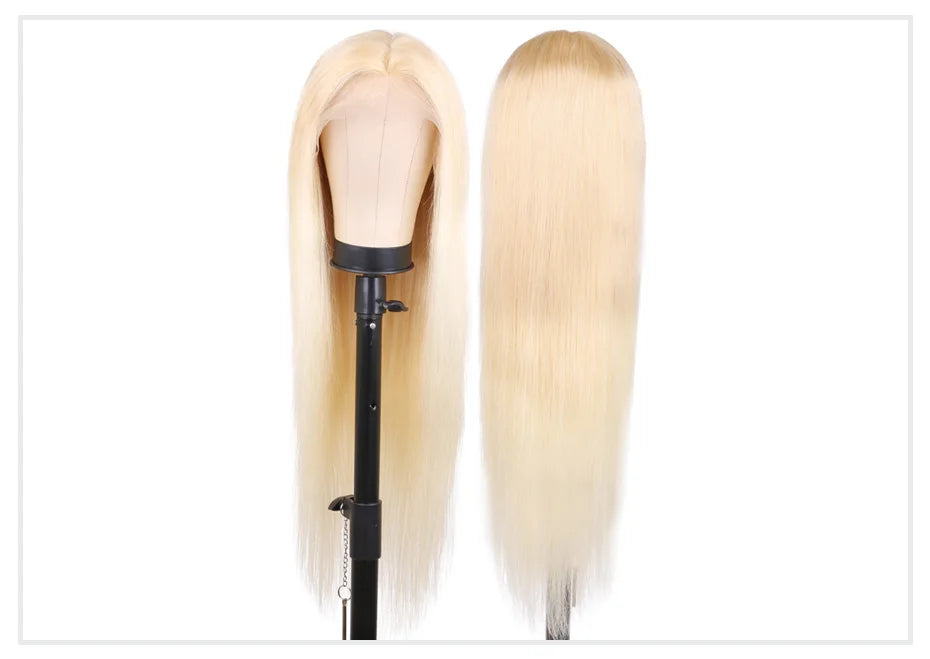13x4 13x6 360 HD Transparent 613 Honigblond Farbe Spitze Front Echthaar Perücken für Frauen Rohes brasilianisches glattes Lace Frontal Perücke