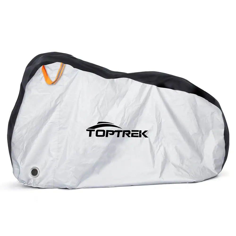 Housse de vélo Toptrek imperméable, protection contre la neige et la pluie, protection UV, protection contre la poussière pour vélo, housse de protection étanche 210T
