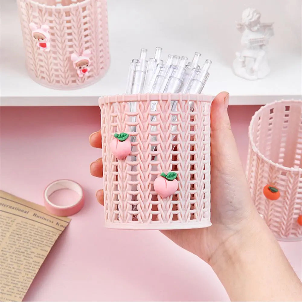 1PC Creative Imitating Vine Pen Holders Desktop Organizer Makeup Brush Storage Pencil Cup Holder School Office Desk Accessories