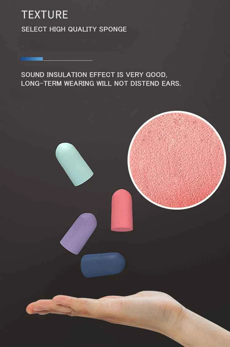 Ear Plugs Earplugs Noise Reduction Ear Plug Foam Oordopjes Slapen Sleep Anti Noise Reduction Music Cancelling Insulation Earplug