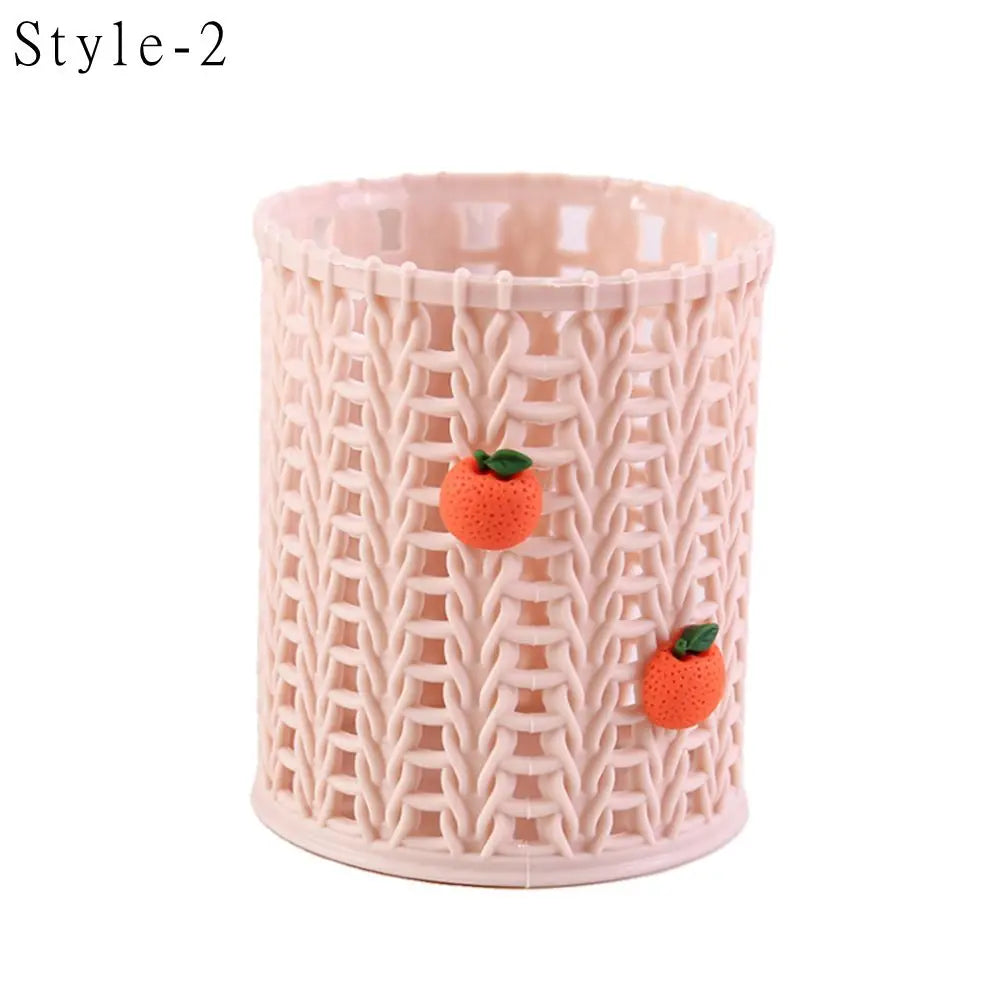 1PC Creative Imitating Vine Pen Holders Desktop Organizer Makeup Brush Storage Pencil Cup Holder School Office Desk Accessories