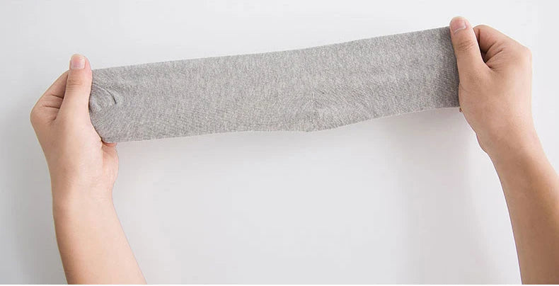 HSS Lot de 5/10 paires de chaussettes en mélange de coton pour hommes, noires, d'affaires, douces, respirantes, pour l'été et l'hiver, grande taille (6.5-14)