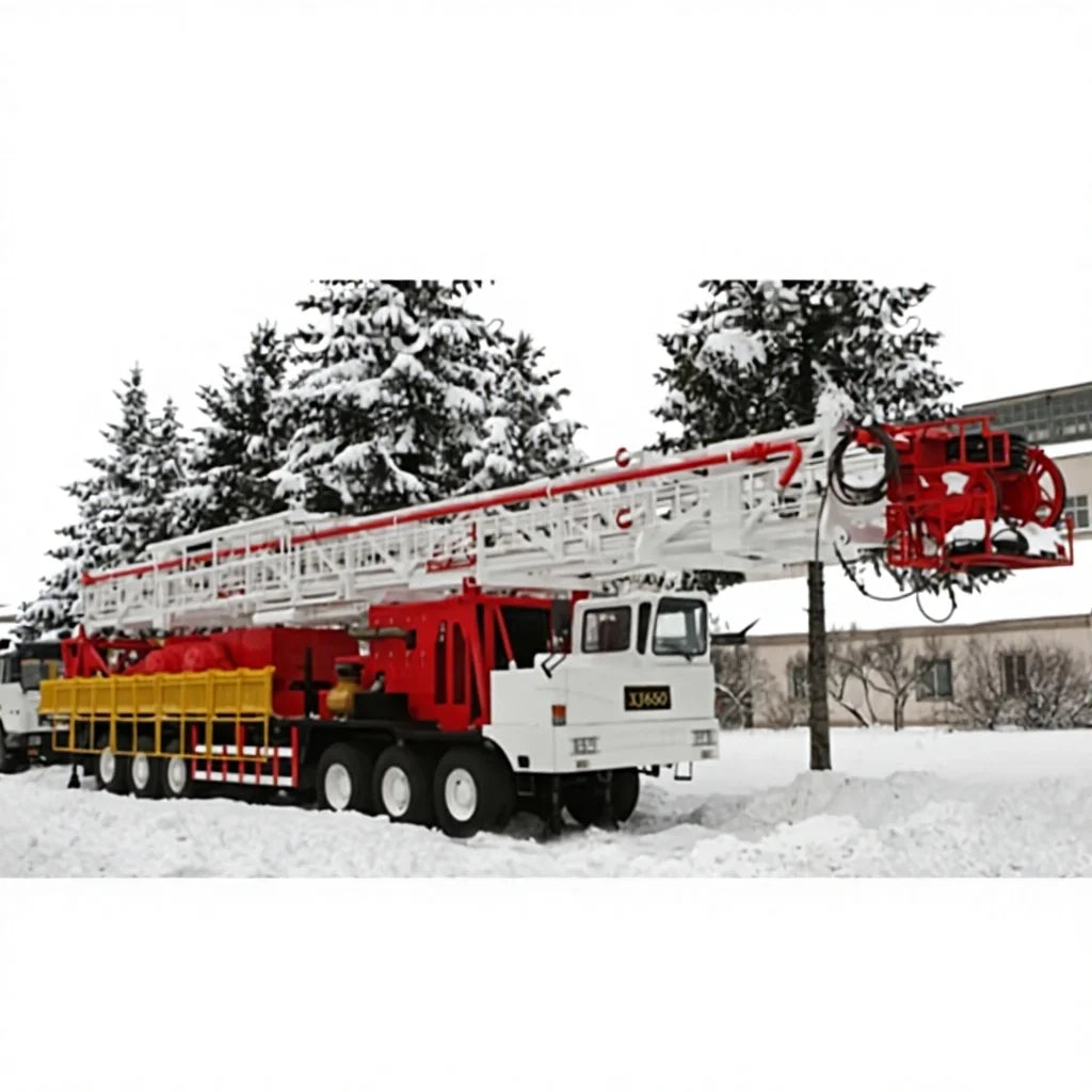Tiger Rig Warehouse Supply XJ1800 Onshore Workover Rig-Diesel Powered Well Drilling Equipment Engine Pump Gearbox Motor Valves