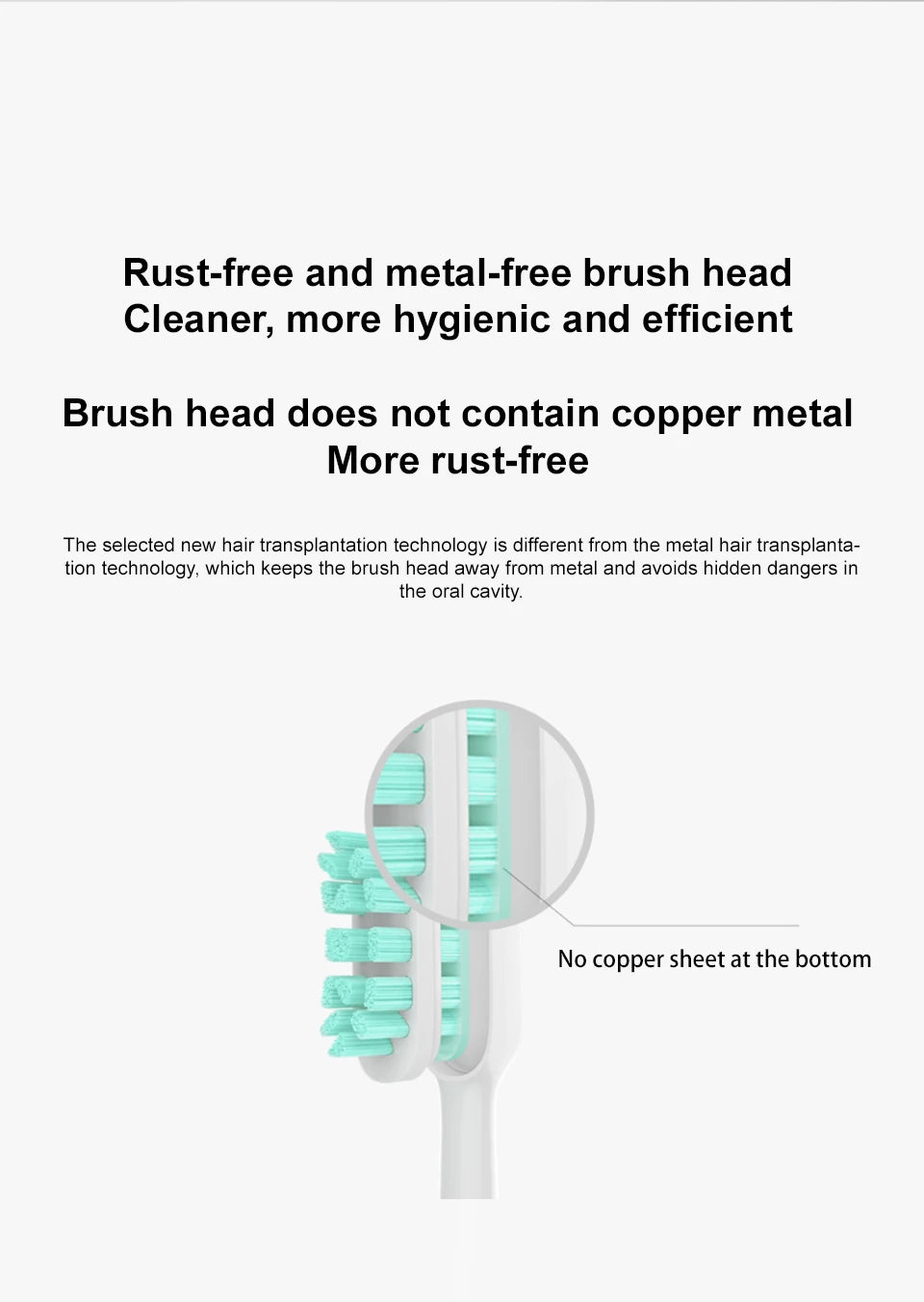 Mijia Electric Toothbrush T300 Long Battery Life Sonic Toothbrush IPX7 Waterproof High Frequency Vibration Magnetic Motor