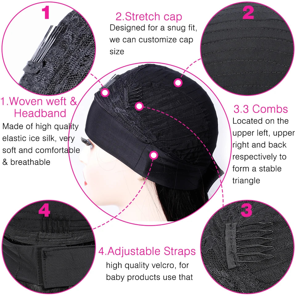 Kinky Curly Headband Wig Human Hair MYLOCKME Curly Human Hair Wigs for Women Full Machine Wig 180% Density