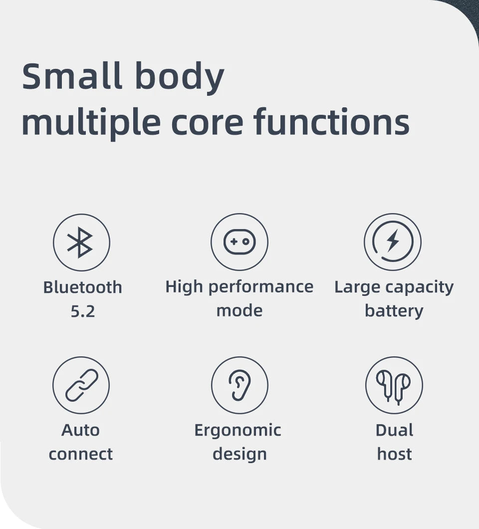 KZ AZ09  Bluetooth 5.2 HD Bluetooth Module Wireless Upgrade Cable HIFI Wireless Ear Hook Connector With Charging Case S2 Z1 S1