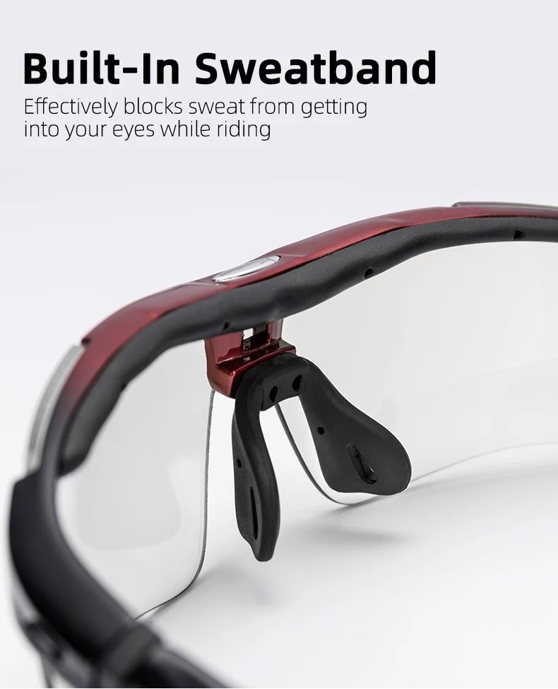 ROCKBROS Cycling Polarized glasses Bike Sunglasses Outdoor Sports Sunglasses MTB PC Goggles Eyewear 5/3 Lens Bicycle Accessory - Shoppiline