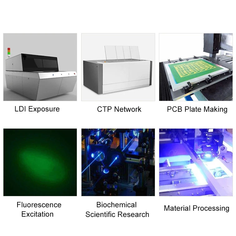 New XinLand High Power 100W 405 nm Fiber Coupled Laser High Stability UV-resistant Laser Diode