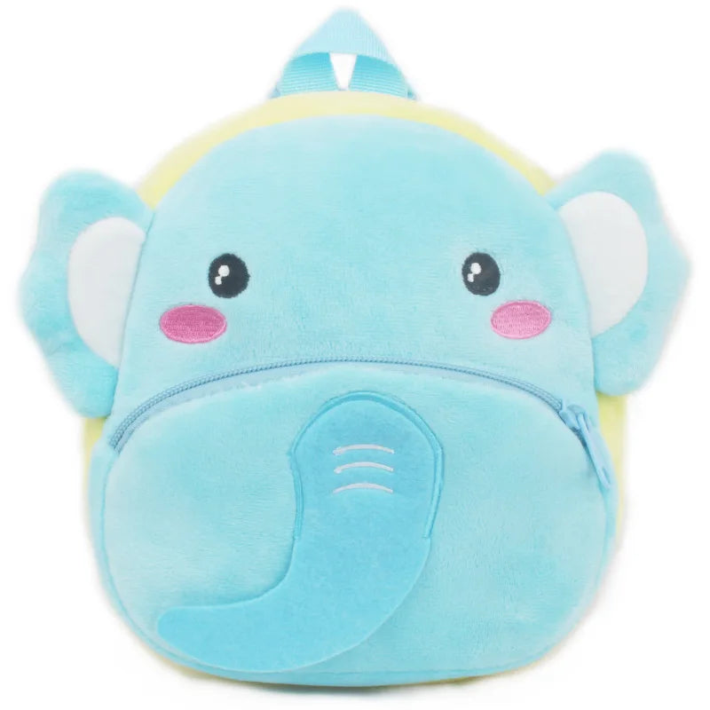 Cute Baby Child Plush Backpacks Small Bag Cute Soft Cartoon Animal School Bag 1-2.5 Years
