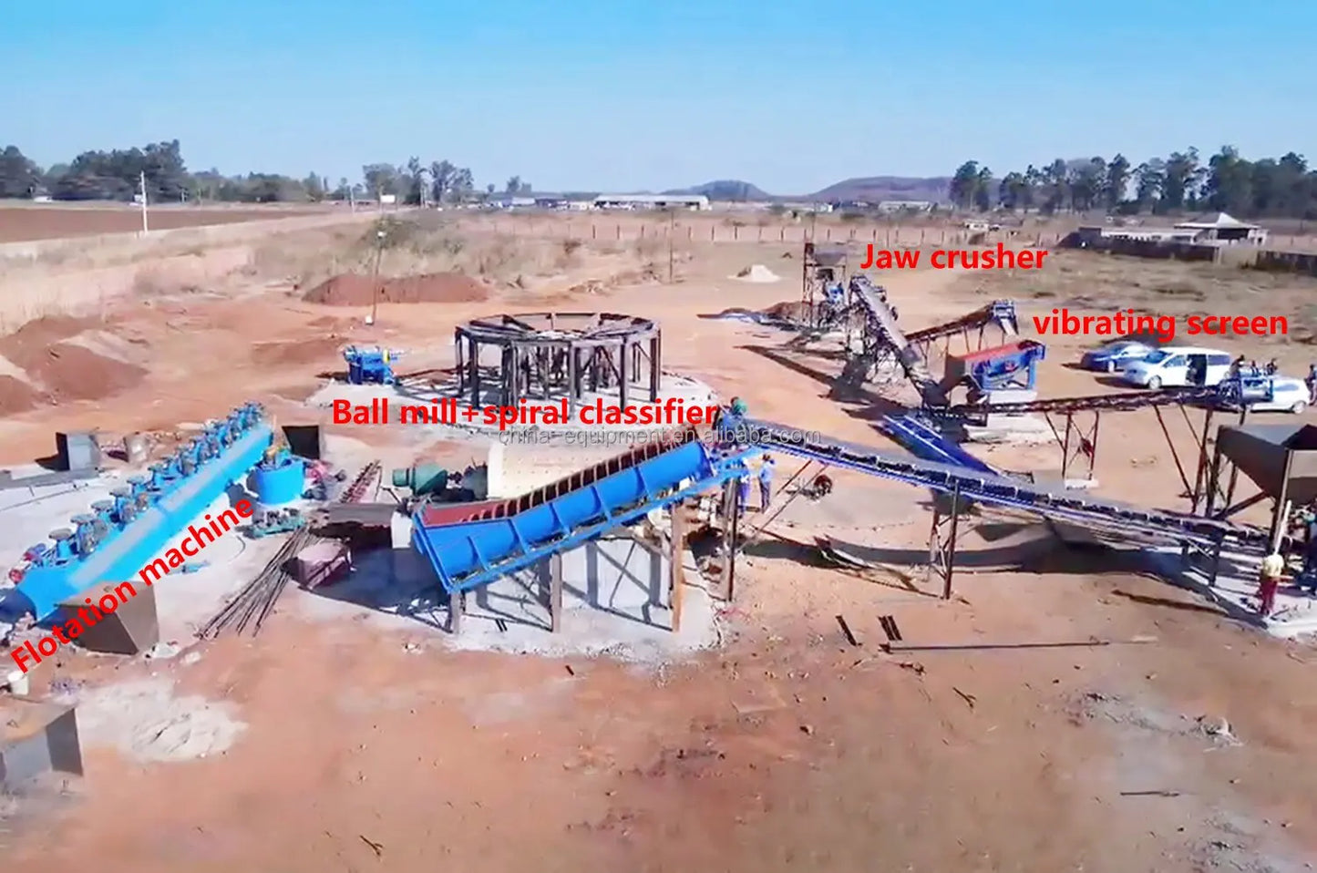 240TPD Lithium Ore Lepidolite Concetrate Spodumene Beneficiation Plant