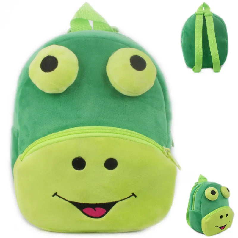 Cute Baby Child Plush Backpacks Small Bag Cute Soft Cartoon Animal School Bag 1-2.5 Years