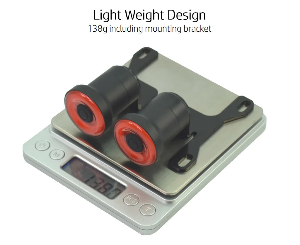 Skateboard Xlite100 Light Warning LED Lights Waterproof USB Rechargeable Night Warning Lamp 2 Pcs For Longboard Electric Scooter - Shoppiline