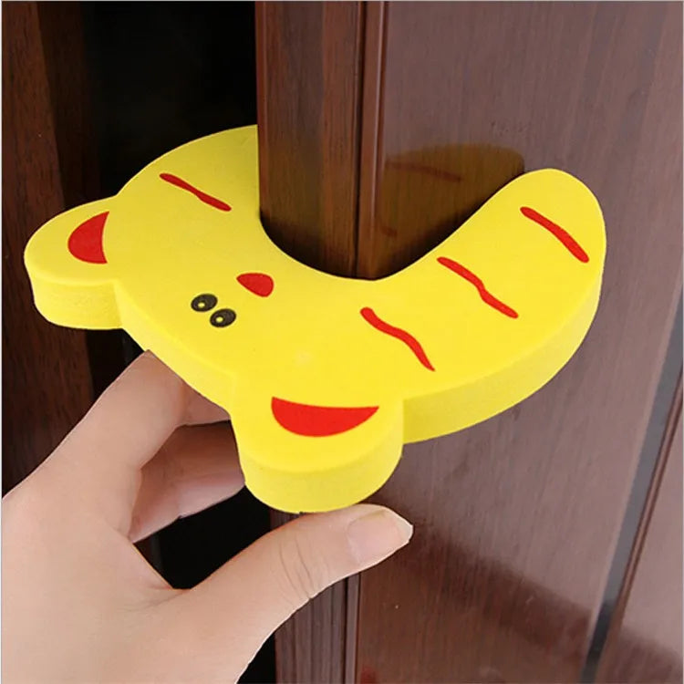 PANGDUBE 5Pcs Baby Safety Locks Cabinet Drawer Latches with Door Stopper Child Proof Finger Protector Home Protection Set