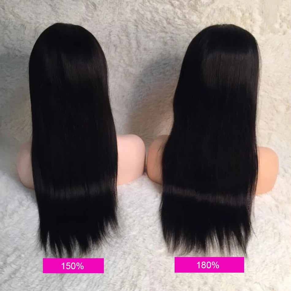 HD Lace Front Echthaarperücken Glatt 13x4 13x6 Transparente Lace Frontal Echthaarperücken Vorgezupft HD Lace Perücken für Frauen