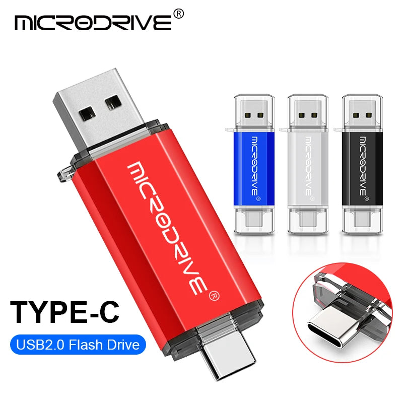 Type C USB flash drive 128MB 1GB 2GB 4GB 8GB 16GB 32GB 64GB 128GB for Andriods SmartPhone Memory MINI Usb Stick USB C