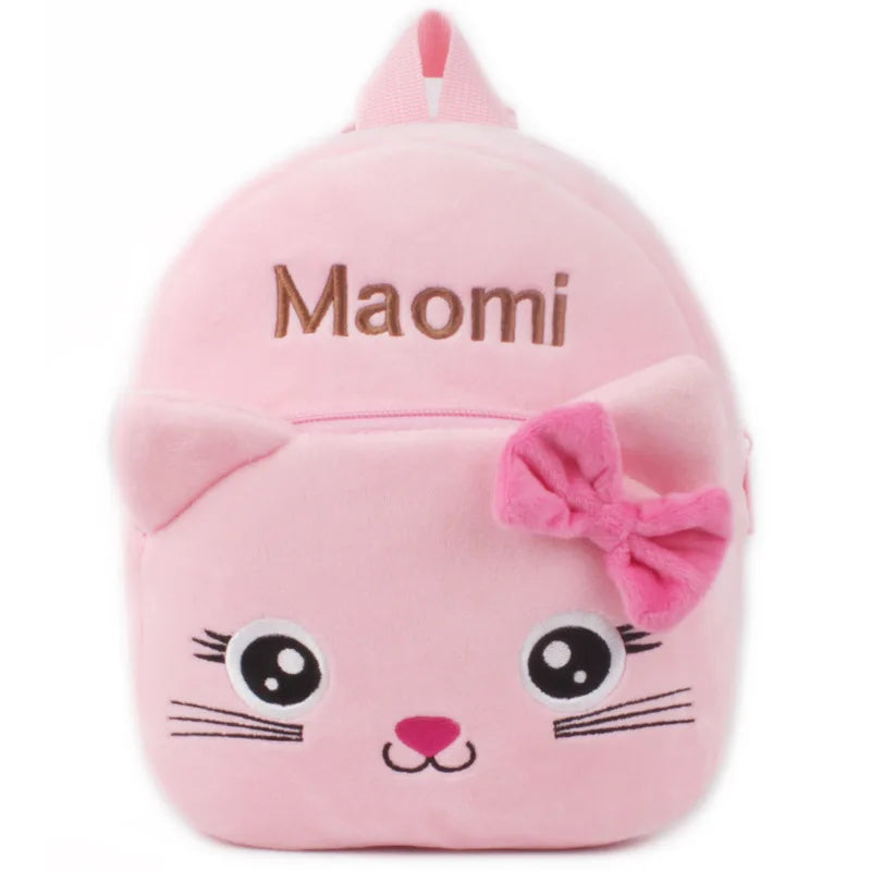 Cute Baby Child Plush Backpacks Small Bag Cute Soft Cartoon Animal School Bag 1-2.5 Years