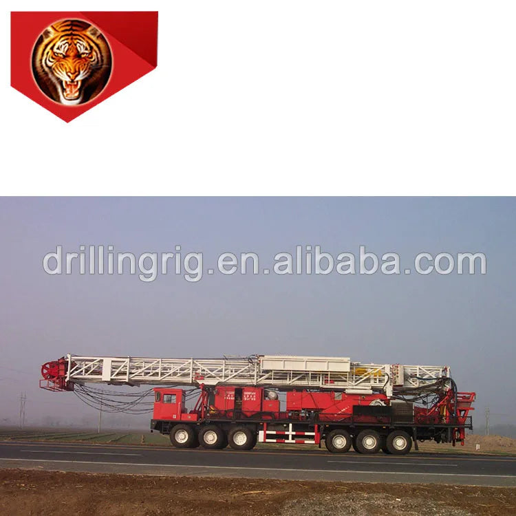 Tiger Rig Warehouse Supply XJ1800 Onshore Workover Rig-Diesel Powered Well Drilling Equipment Engine Pump Gearbox Motor Valves