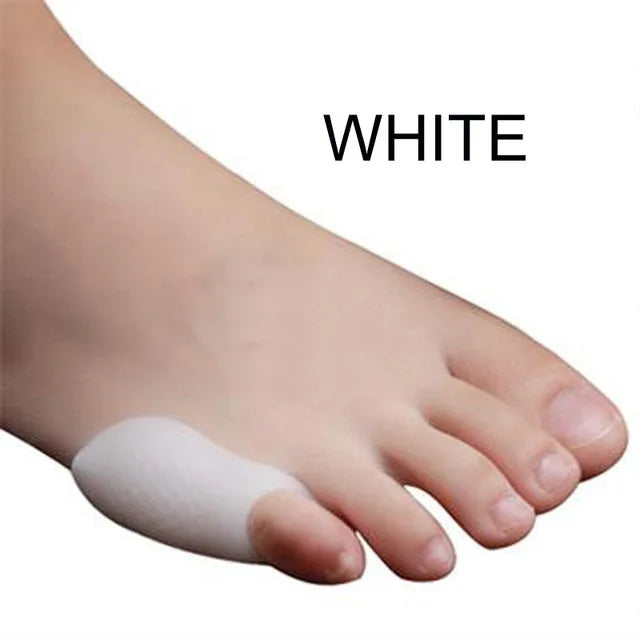 2pcs=1pair Hallux Valgus Silicone Corrector Gel Foot Care Toe Separator Little Finger Protector Bunion Straightener Pedicure