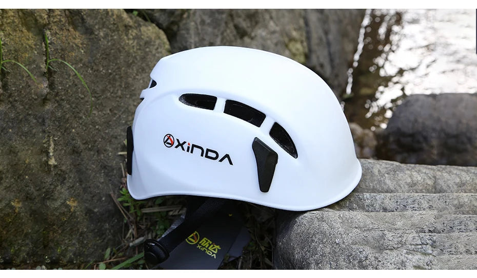 Xinda Outdoor Rock Climbing Helmet Speleology Mountain Rescue Equipment To Expand Safety Helmet Caving Work Helmet