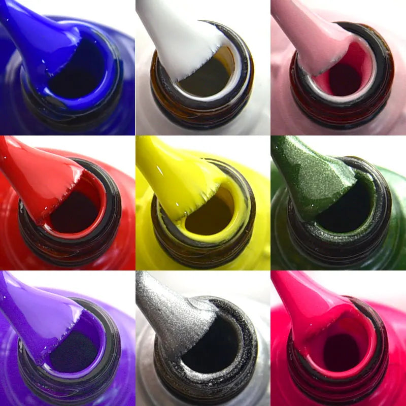 Venalisa 7.5ml Nail Gel Polish 60 Color Glitter Color Nail Varnish For Nail Art Manicure Top Coat Soak Off Enamel UV Gel Varnish