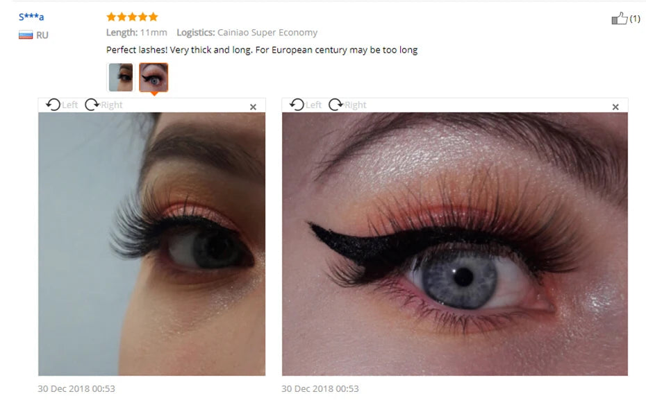 Neu 3 Paar natürliche falsche Wimpern Fake Lashes langes Make-up 3D Nerzwimpern Verlängerung Wimper Nerzwimpern für Schönheit #X11