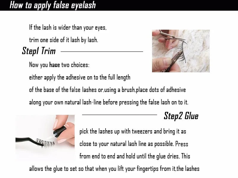 Neu 3 Paar natürliche falsche Wimpern Fake Lashes langes Make-up 3D Nerzwimpern Verlängerung Wimper Nerzwimpern für Schönheit #X11