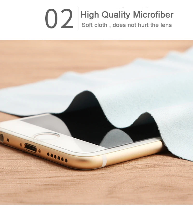 5 Pcs High Quality Microfiber Glasses Cleaning Cloth Chamois Glasses Cleaner For Lens Phone Screen Cleaning Wipes