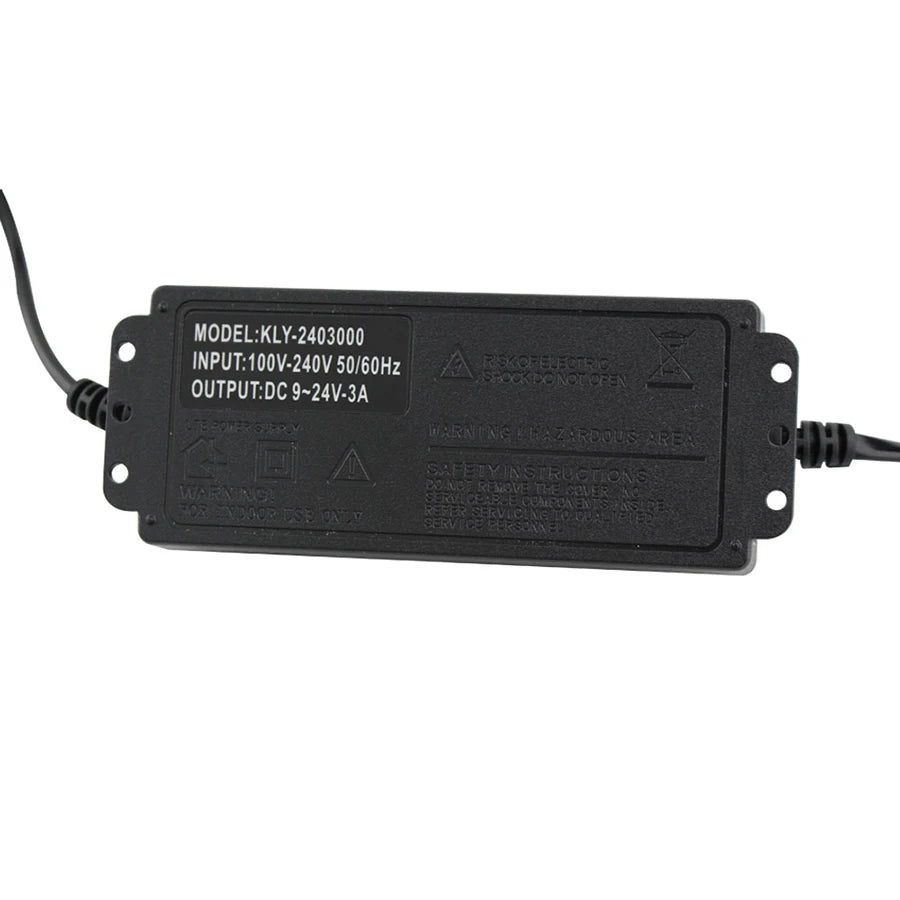 Adjustable Power Supply Adapter AC To DC 3V 12V 3V 24V 9V 24V Universal Adapter with Display Screen Voltage Regulated Hoverboard