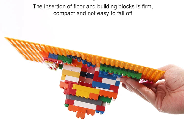 MOC Educational Building Blocks: Creative Construction Kit with Base Plate and Assembly Tool for Educational Puzzle Toys