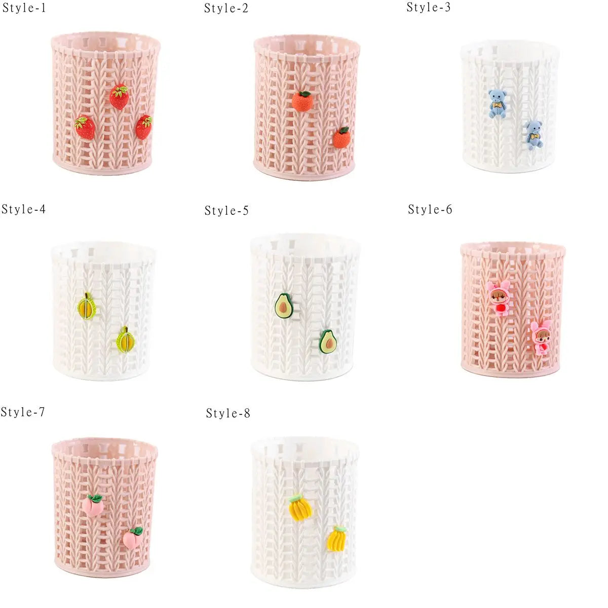 1PC Creative Imitating Vine Pen Holders Desktop Organizer Makeup Brush Storage Pencil Cup Holder School Office Desk Accessories